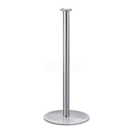 Lavi Industries Tempo Portable Queueing Post, 35"H Polished Stainless Steel Post 40-2030